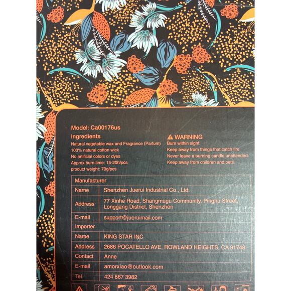 Scented candle duftkerzen set of 12 votives in lovely metal lidded pots New - Picture 4 of 6